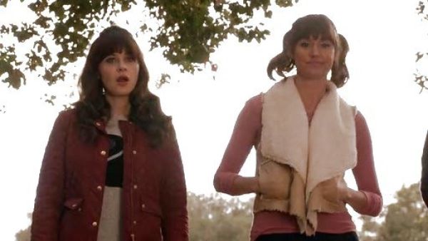 Jess Day's Quilted Tack Jacket on New Girl