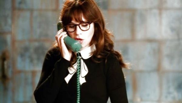 Jess Day's Ribbon-Graphic Knit Sweater on New Girl