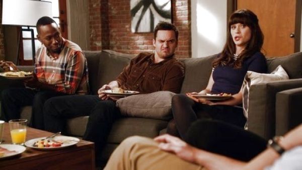 Jess Day's Stretch Knit Flare Skirt on New Girl
