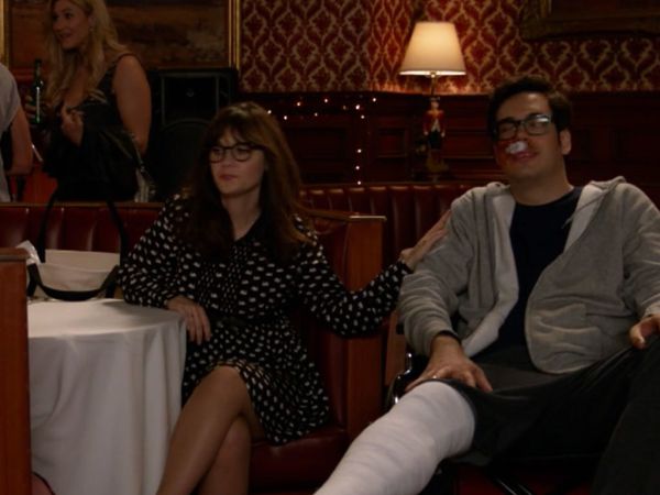 Jess Day's Swans shirtdress on New Girl