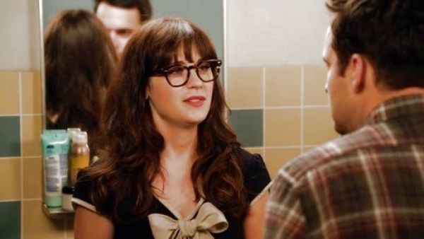 Jess Day's tortoise shell glasses on New Girl