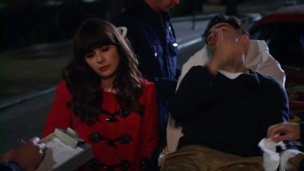 Jess Day's Wool Short Swing Coat on New Girl