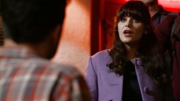 Jess Day's Wool Twill Bound Pocket Coat on New Girl