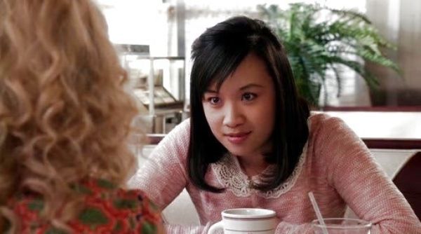 Jill "Mouse" Chen's Petite Lace Collar Jumper on The Carrie Diaries
