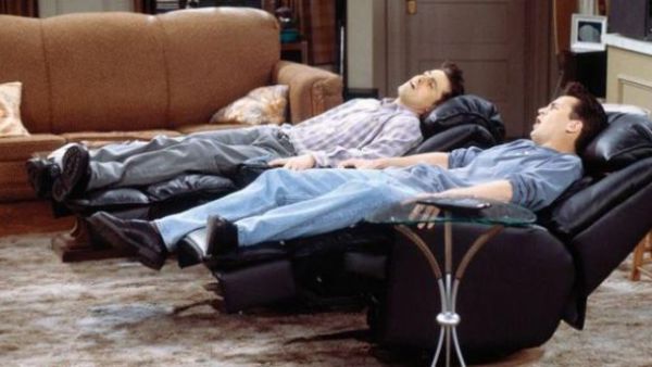 Joey and Chandler's Barcalounger Chairs - Friends