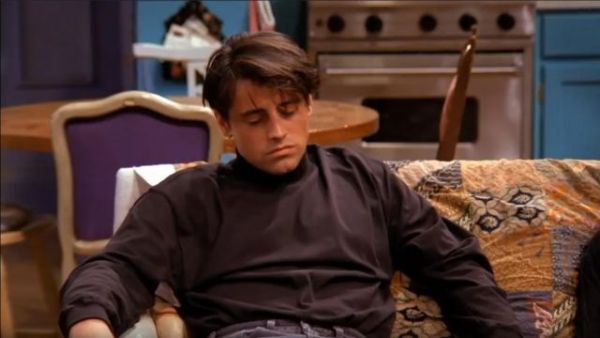 Joey Tribbiani's Black Turtleneck T-Shirt - Friends