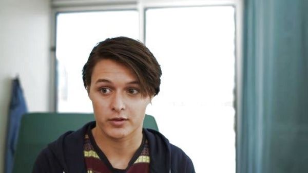 Jordi Palacios's Speckled Raglan Zip-Up Hoodie Sweatshirt on Red Band Society