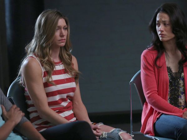 Joss Carver's Red Striped Tank Top on Mistresses