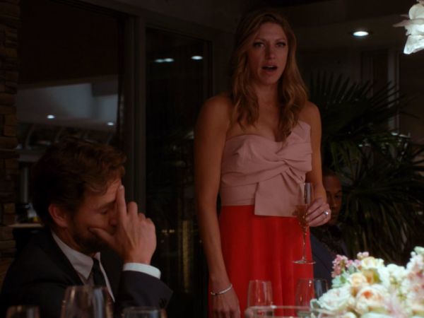 Joss Carver's Strapless Colorblock Bow Dress on Mistresses