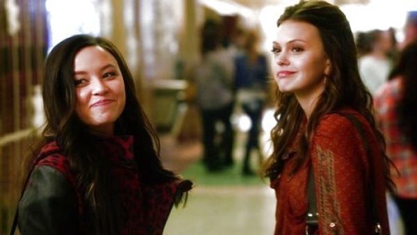 Julia's Animal Print Coat With Leather Sleeves on Star Crossed