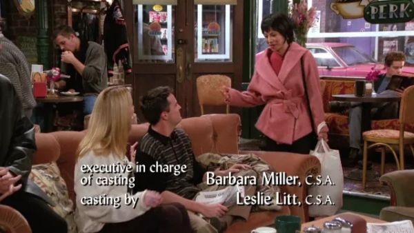 Julie's Wrap Pink Coat - Friends