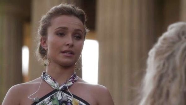Juliette Barnes's Floral Print Tie Fastening Top on Nashville