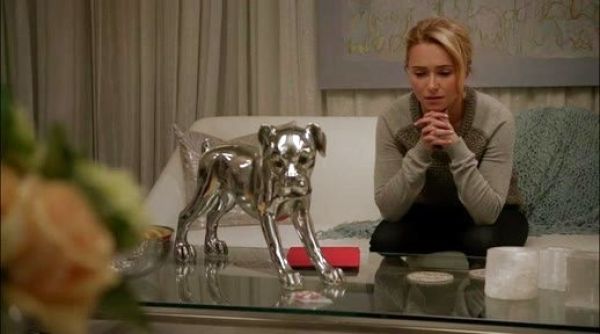 Juliette Barnes's Metallic Knit Sweater on Nashville
