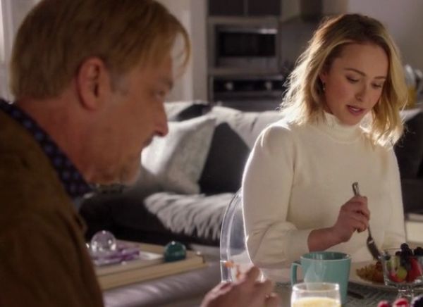 Juliette Barnes's Ruffled merino wool sweater on Nashville
