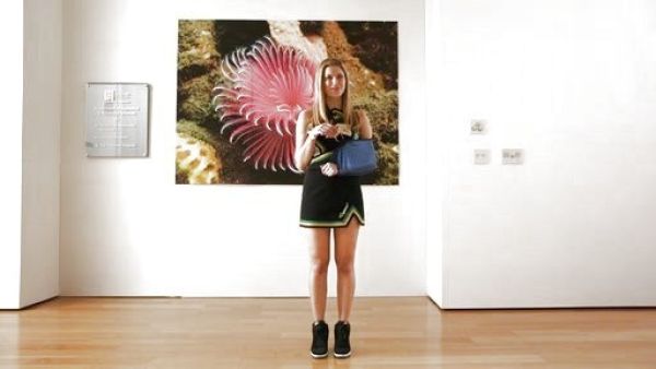 Kara Souders's Dunk Sky Hi Print Wedge Sneaker on Red Band Society