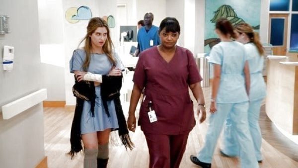 Kara Souders's Tie-Dye Fringe Kimono Jacket on Red Band Society