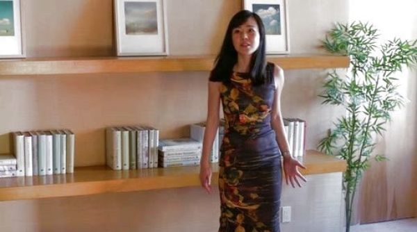 Karen Kim's Pencil Dress in Purple Floral Print on Mistresses