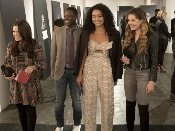 Kat Edison's Printed Jumpsuit on The Bold Type