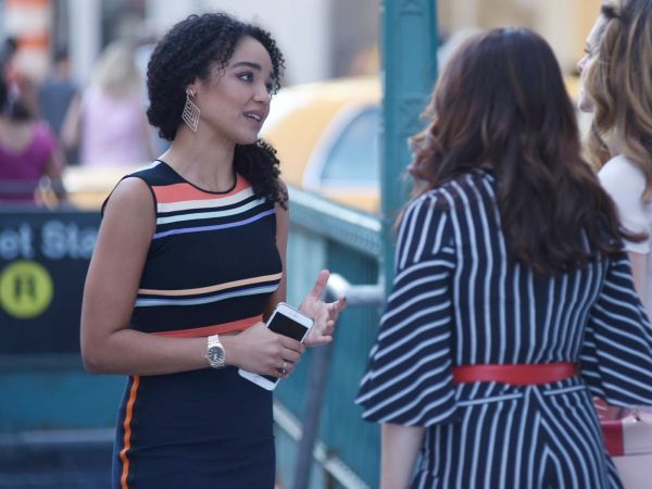 Kat Edison's Striped Crop Top on The Bold Type