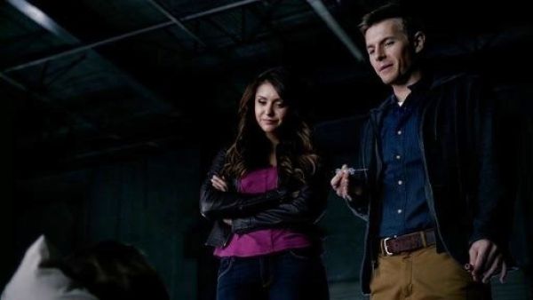 Katherine Pierce's Zipper Peplum Leather Jacket on The Vampire Diaries