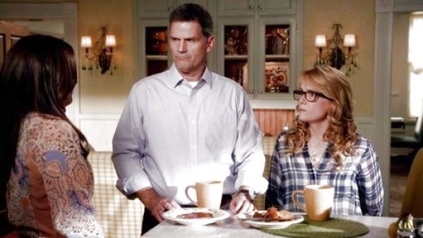 Kathryn Kennish's Nura Plaid Georgette Top on Switched At Birth