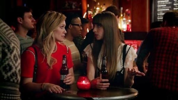 Kelsey Peters's Eveil woven silk top on Younger