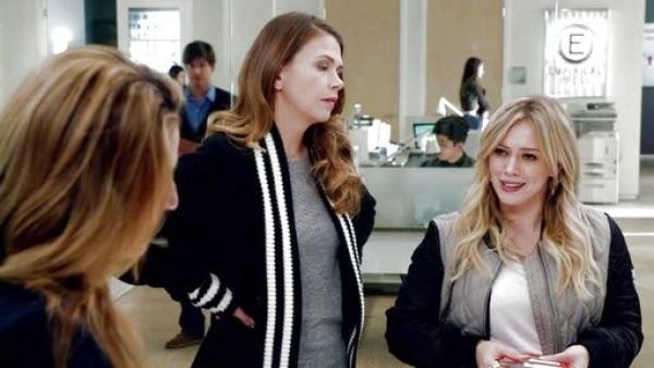 Kelsey Peters's Quilted Contrast Bomber Jacket on Younger