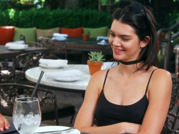Kendall Jenner's Black Choker Necklace on Keeping Up With The Kardasians