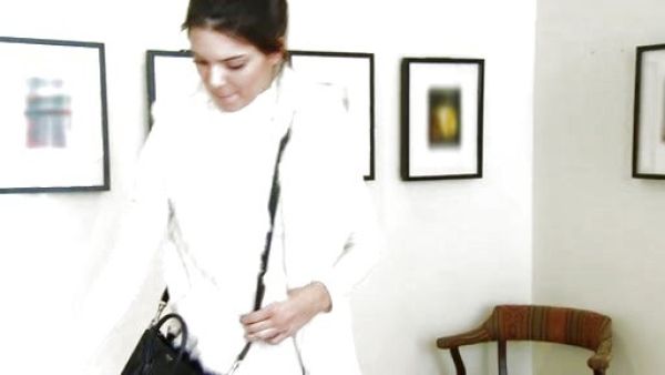 Kendall Jenner's Snap Collar Fur Vest on Keeping Up With The Kardashians