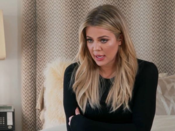 Khloe Kardashian's Black Crew Neck Long Sleeve Tee on Keeping Up With The Kardashians