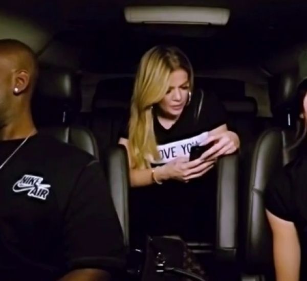 Khloe Kardashian's I Love You' Cropped Graphic Tee on Keeping Up With The Kardashians