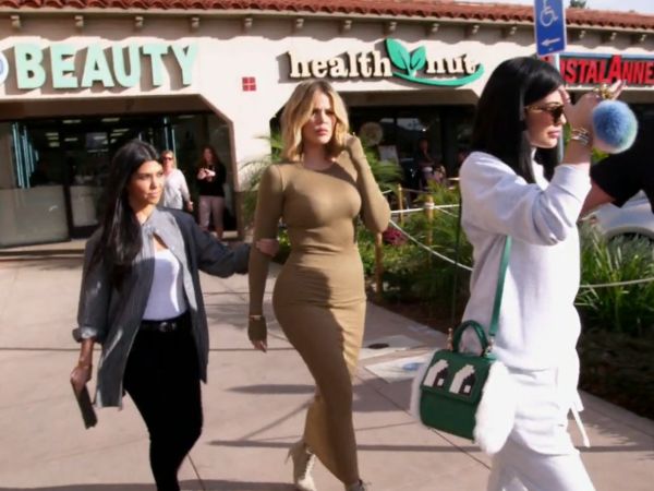 Khloe Kardashian's Long Sleeve Ribbed Maxi Dress on Keeping Up With The Kardashians