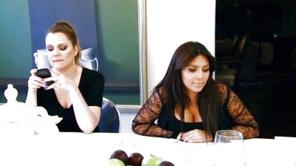Kim Kardashian's Lace T-shirt on Keeping Up With The Kardashians