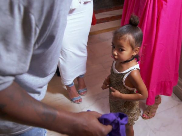 Kim Kardashian's Tweed Fringe Sandals on Keeping Up With The Kardashians