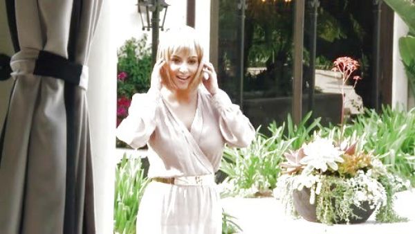 Kim Kardashian's Wrap Dress on Keeping Up With The Kardashians