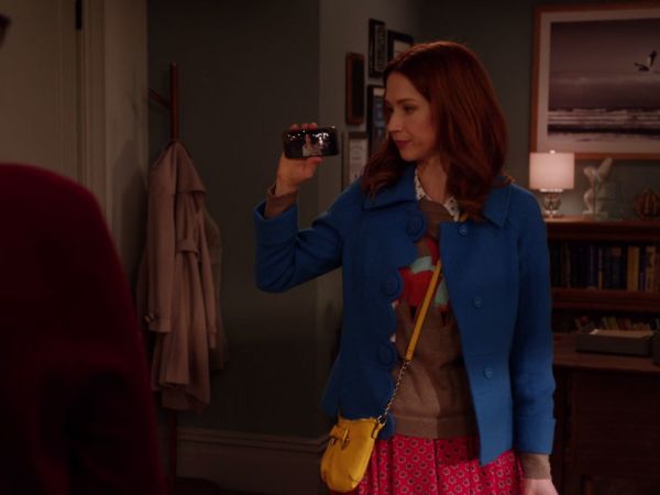 Kimmy Schmidt's Blue Scallop Jacket on Unbreakable Kimmy Schmidt