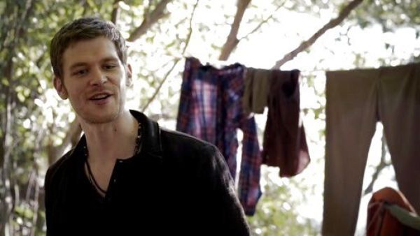 Klaus Mikaelson's Jersey Cotton Henley on The Originals