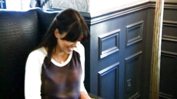 Kourtney Kardashian's AC/DC Raglan Top on Keeping Up With The Kardashians