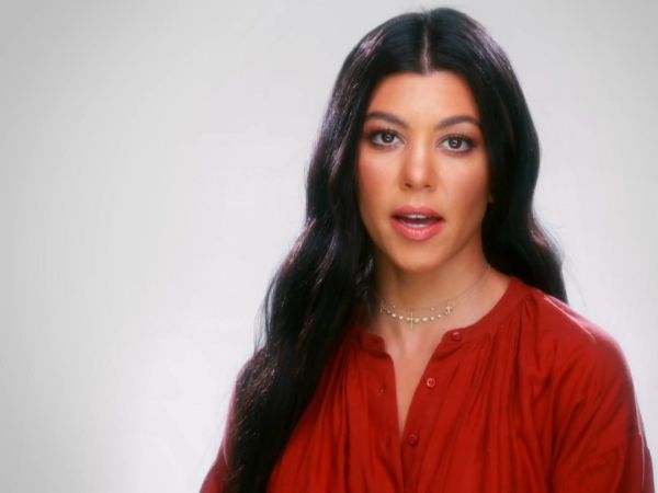 Kourtney Kardashian's Cross Choker on Keeping Up With The Kardashians