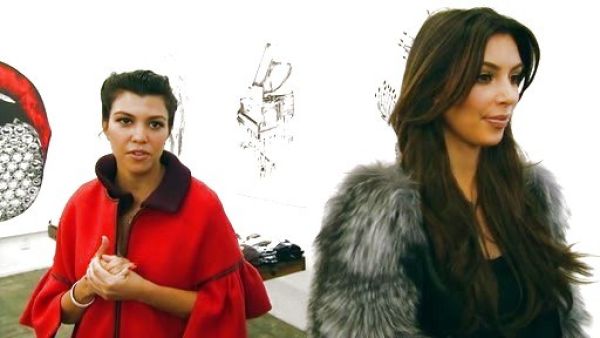 Kourtney Kardashian's Novelty Outerwear Coat on Keeping Up With The Kardashians