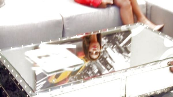 Kourtney Kardashian's Pointed Toe Pump on Kourtney and Kim Take Miami