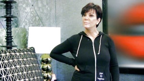 Kris Jenner's Hoodie solid slim fleece on Keeping Up With The Kardashians