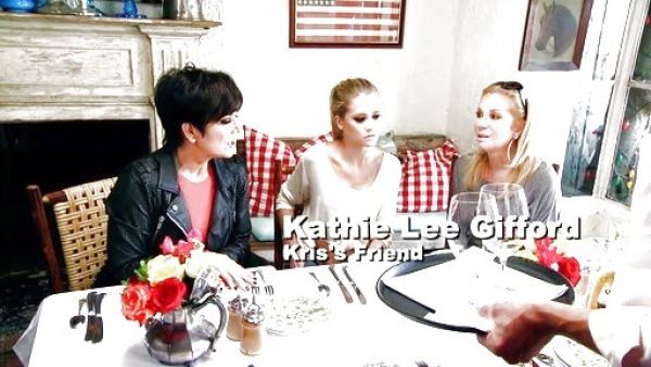 Kris Jenner's Masculine motorcycle jacket on Keeping Up With The Kardashians