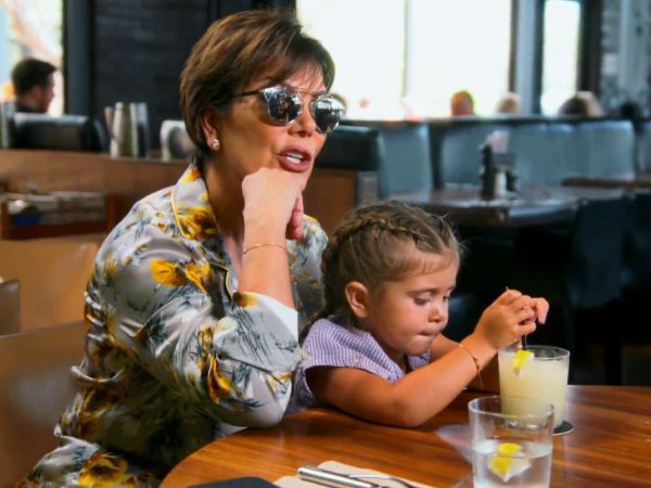 Kris Jenner's Silver Sunglasses on Keeping Up With The Kardashians