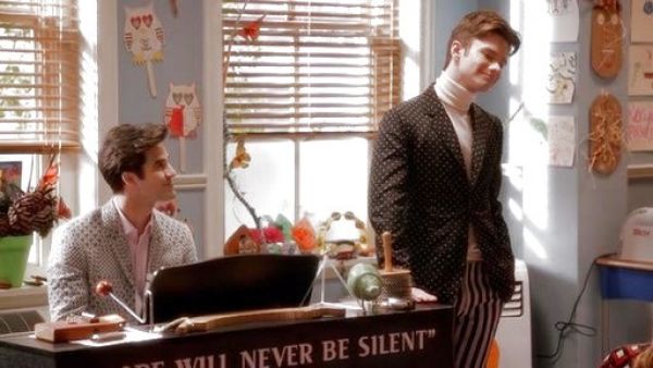 Kurt Hummel's polka dot blazer on Glee
