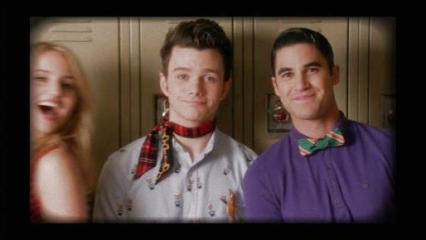 Kurt Hummel's Printed Button-Down Oxford Shirt on Glee