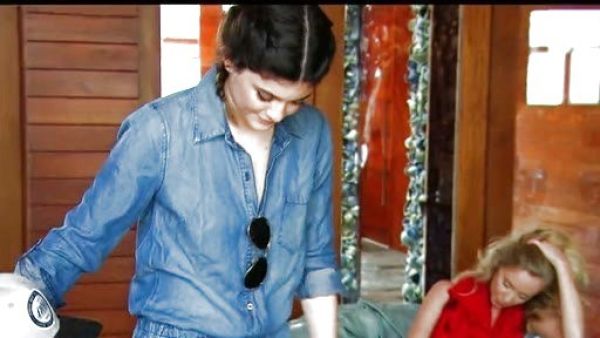 Kylie Jenner's Chambray Romper on Keeping Up With The Kardashians