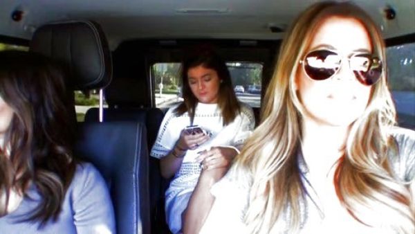 Kylie Jenner's Diamond Lace Inset Tunic Dress on Keeping Up With The Kardashians