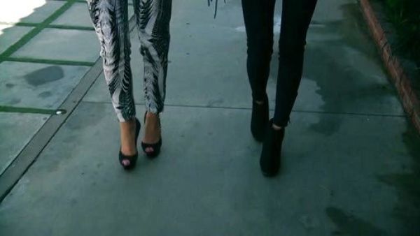 Kylie Jenner's Very Prive Peep-Toe Studded Pumps on Keeping Up With The Kardashians