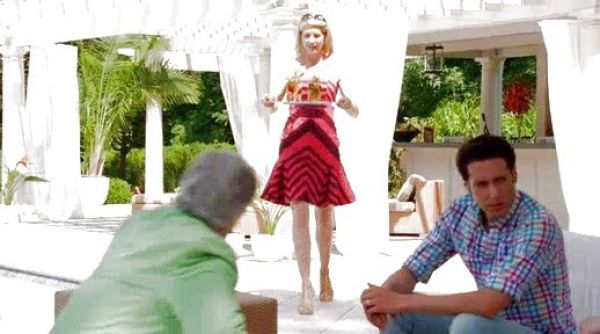 Lacy's Striped Dress on Royal Pains